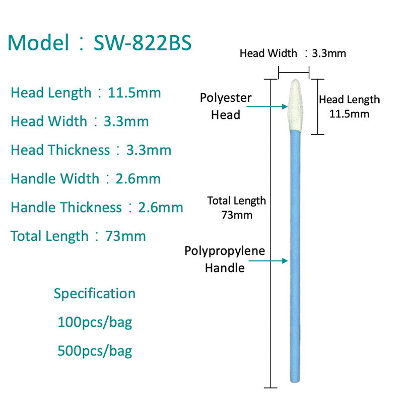 SW-822BS Указанный кончик точность полиэфирного тампона