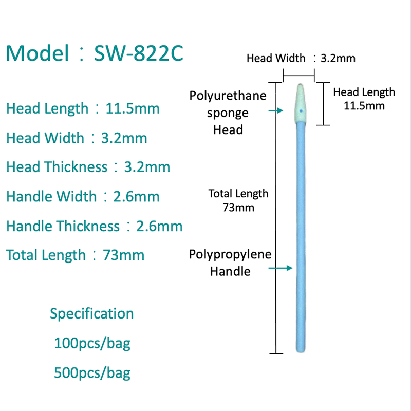 SW-822C пенопласта чистка мазки
