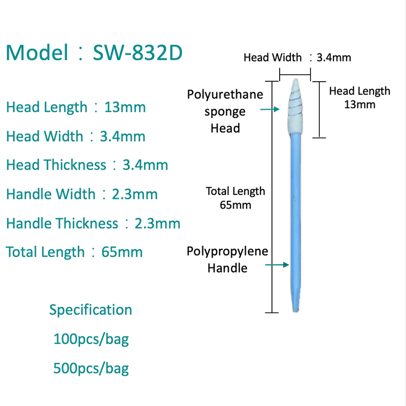 SW-832D Многофункциональный наконечник чистые губки губки